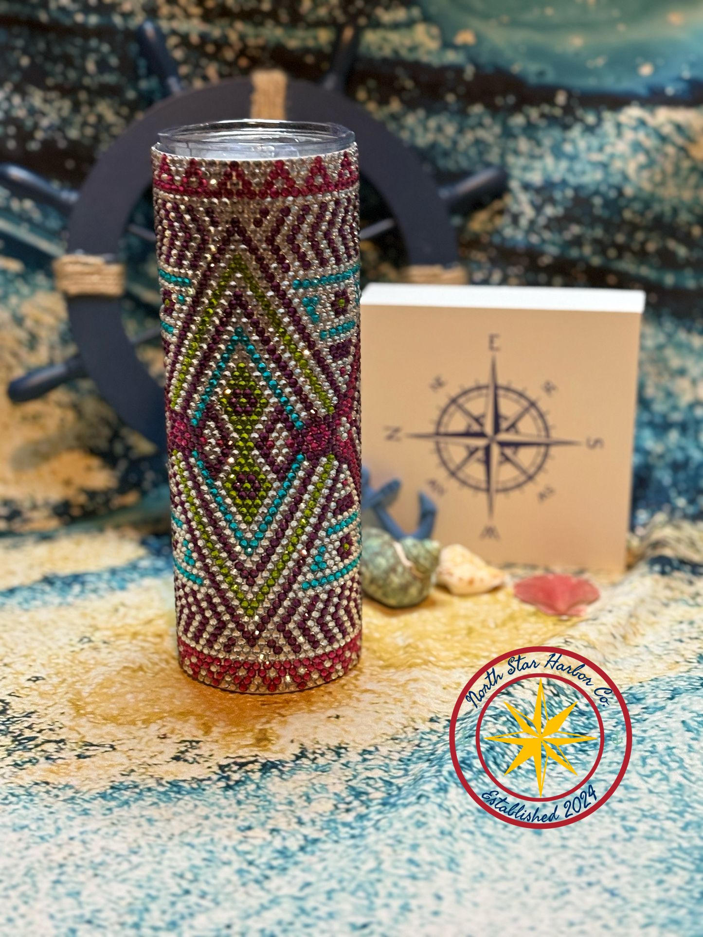 Self-love Rhinestone Tumbler