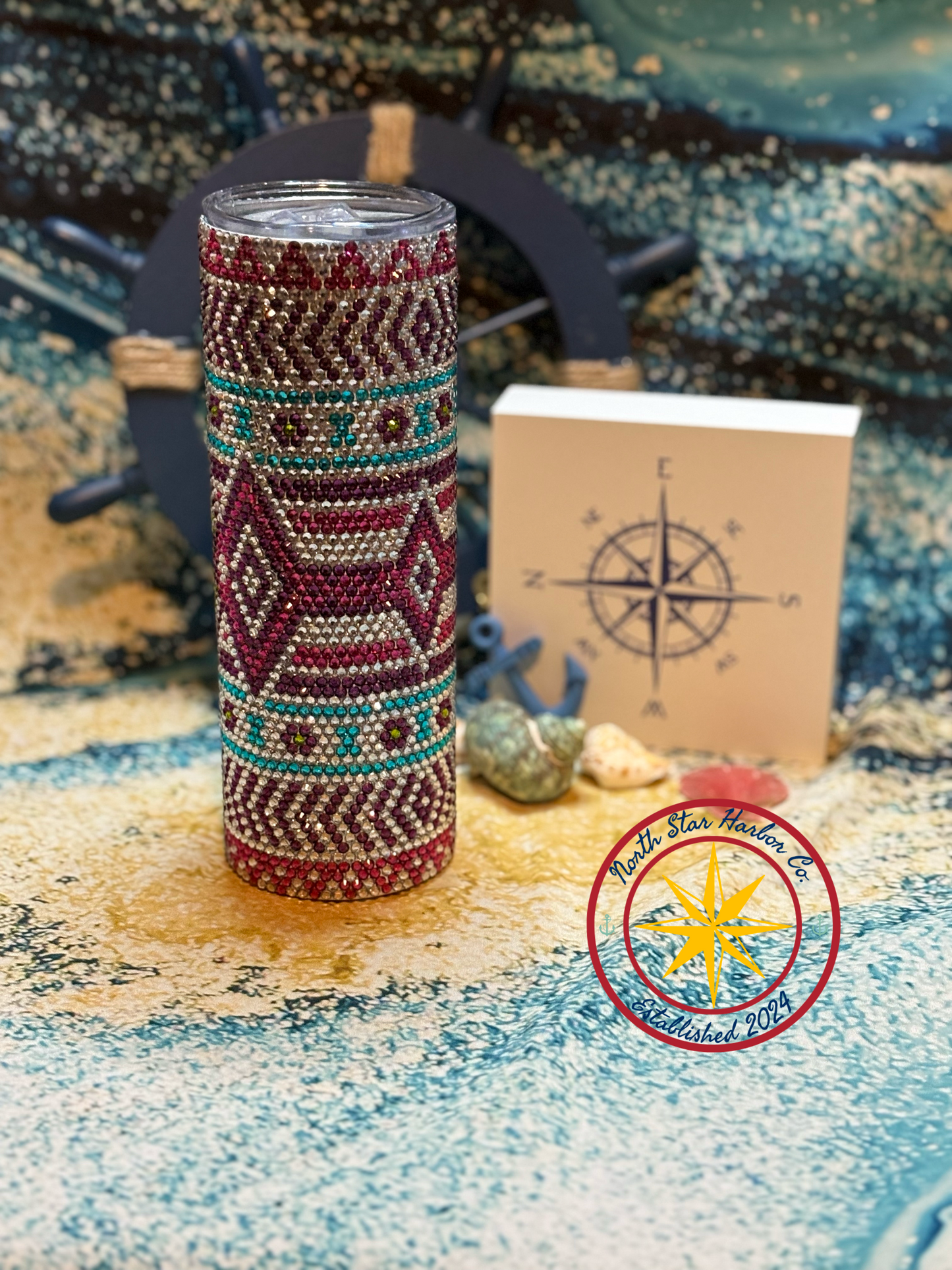 Self-love Rhinestone Tumbler