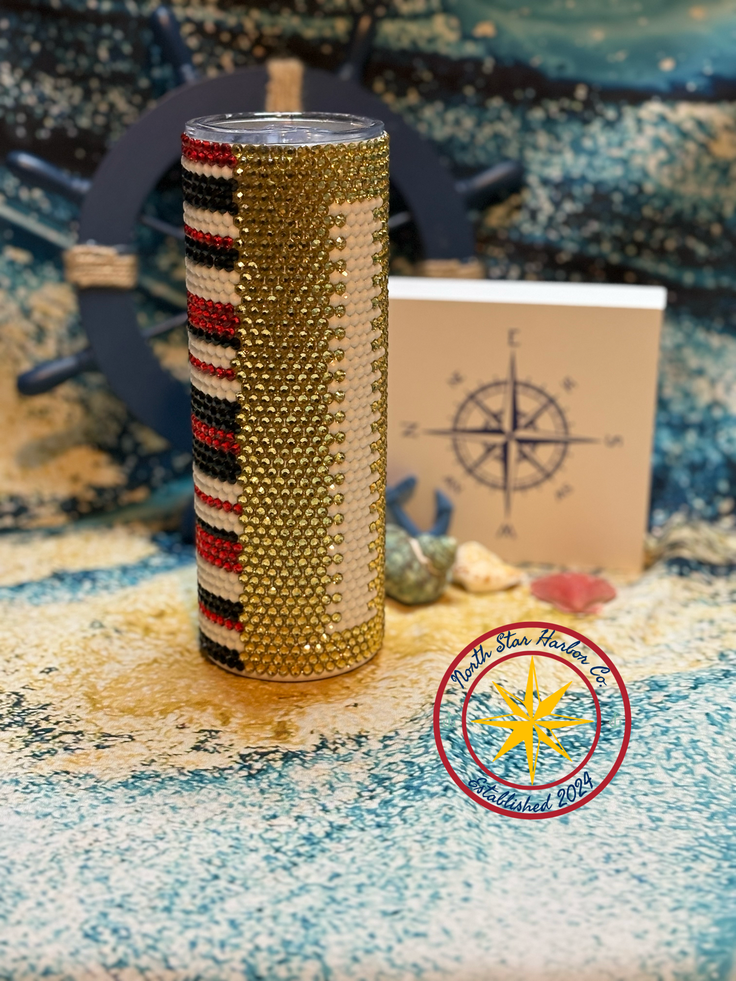 Football Serape Tumbler