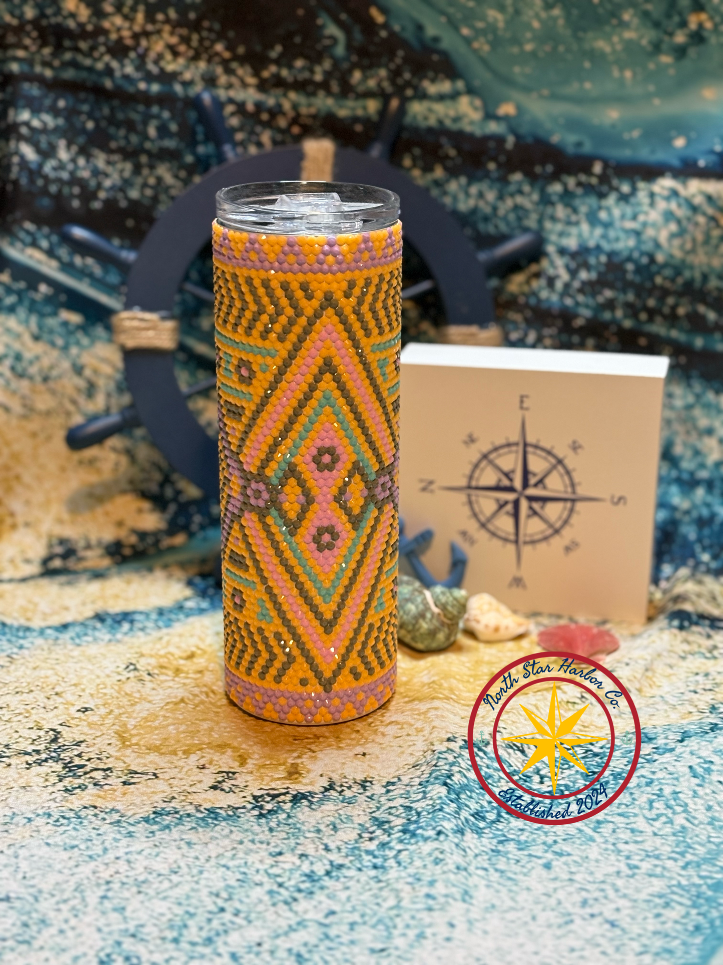 Self-love Rhinestone Tumbler