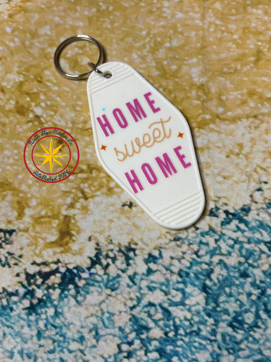 Home Sweet Home Motel Keychain